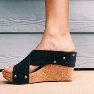 Lucky Brand Miller CorkWedge Sandals 10M NWT